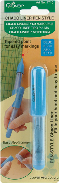 3 Pack - Clover Chaco Liner Pen Style-Blue - 471C-B - 051221515101